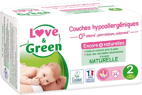 44 Hypoallergenic Diapers S2 3 to 6kg